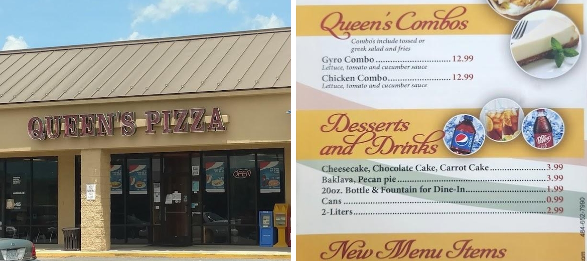 Queen's Pizza & Subs Menu